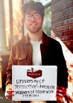 Photo of one of many recent Maryville College graduates with impressive plans