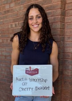 Photo of one of many recent Maryville College graduates with impressive plans
