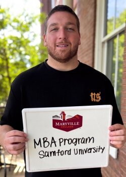 Photo of one of many recent Maryville College graduates with impressive plans