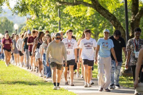 Photo of NSO SOAR campus walk